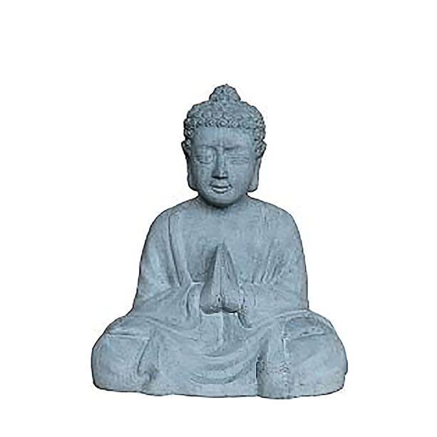 Outdoor Buddha sitzend - Polystone in Zement Optik - Millesimo