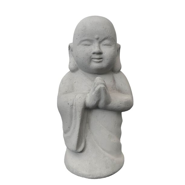 Stehende Buddha Figur aus Glasfaser-Beton fr drauen - Furore