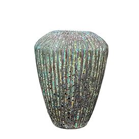 Outdoor Blumenvase im antiken Design - grn - Elmola