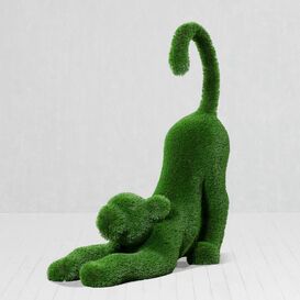 Verspieltes Lwen-Baby Topiary - Gartenplastik - Leonti