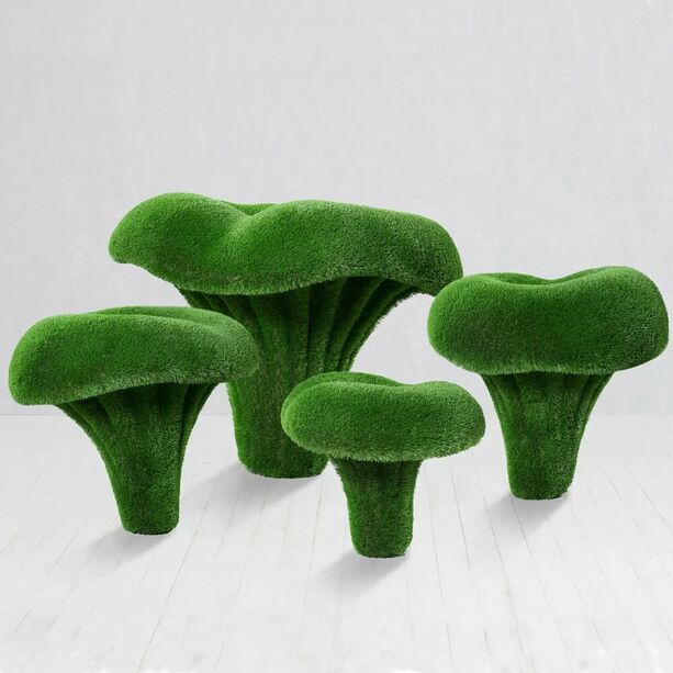 Topiary Pfifferling Set - rieseige Pilz Gartendeko  - Pfiffikus Set