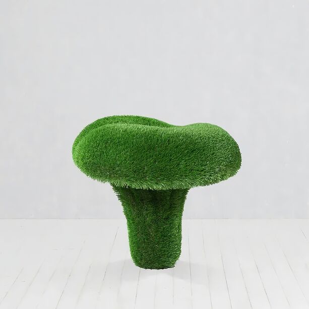 Riesiger Topiary Pfifferling - Pilz Gartenskulptur - Pfiffikus / 60x70x70cm (HxBxT)