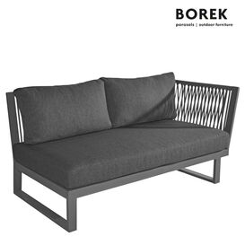 Borek Sitzbank fr die Gartenlounge aus Aluminium mit...