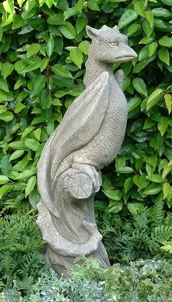 Große Drachen Steinfigur Wyvern - Pheeberts