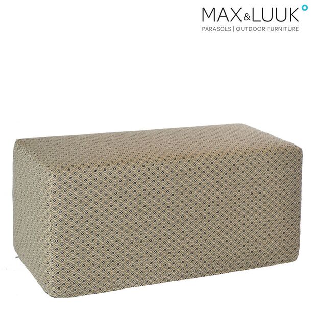 Eleganter Outdoor Hocker von Max & Luuk mit Sunbrella Stoff - Ian Hocker