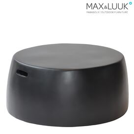 XL Hocker aus Fiberglas in schwarz von Max & Luuk - Nick...