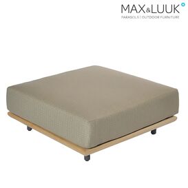 Teakholz Hocker mit Kissen fr die Loungeecke von Max &...