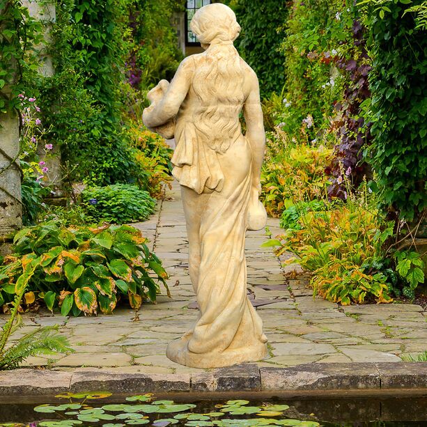 Garten Skulptur Frau mit Krug  - Loraine