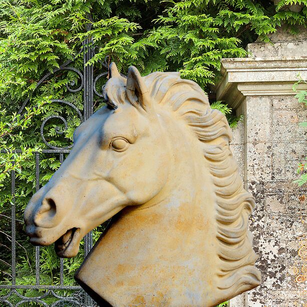 Pferde Bste Gartenfigur - Cavallo