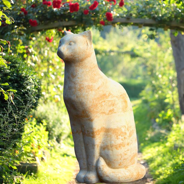 Katze Skulptur fr den Garten - Annuka