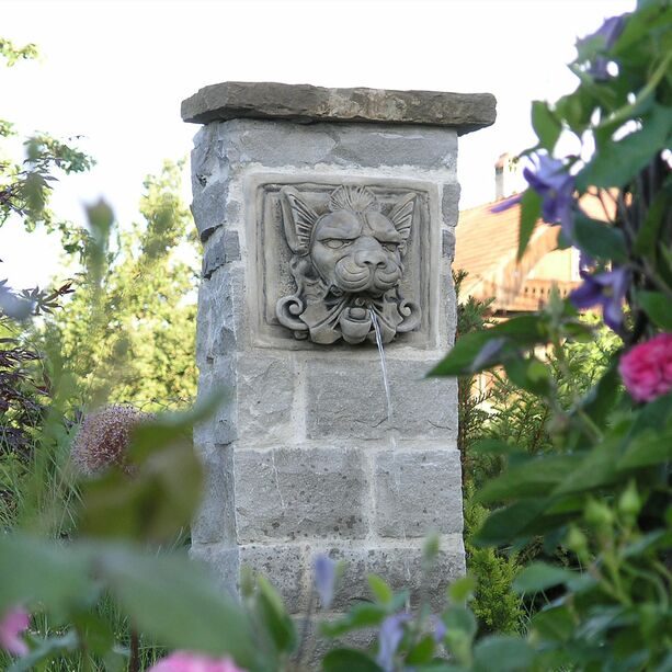 Garten Steinrelief mit Lwe - Kataron