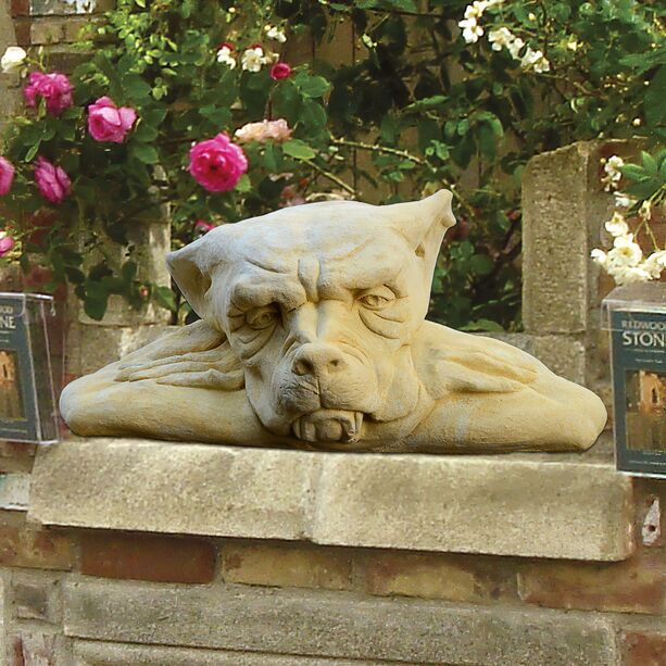 Mauerhocker Gargoyle Gartenskulptur - Malcom