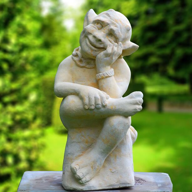 Lustige Gargoyle Garten Steinfigur - Lulach