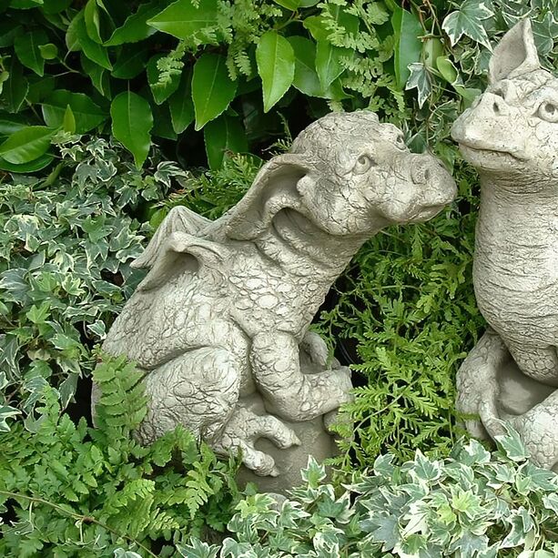 Kleine Garten Drachenfigur - Puddles