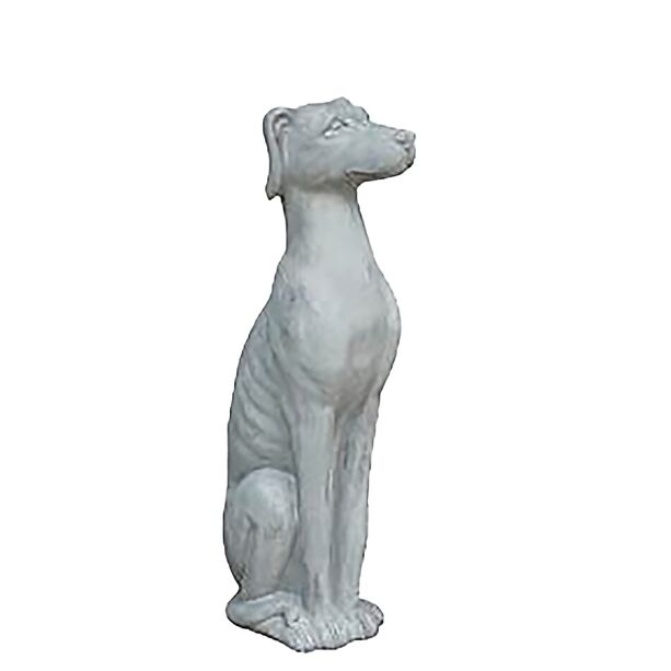 Groe Hundefigur aus Glasfaser-Beton - Knut