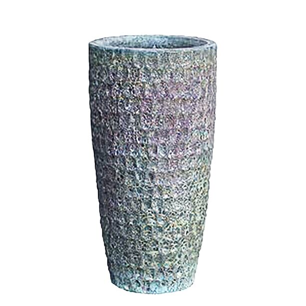 XXL Pflanzvase aus Keramik - Schne Antik-Optik - Grn - Isoke