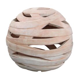 Moderne Deko Kugel aus Terrakotta - Anwar