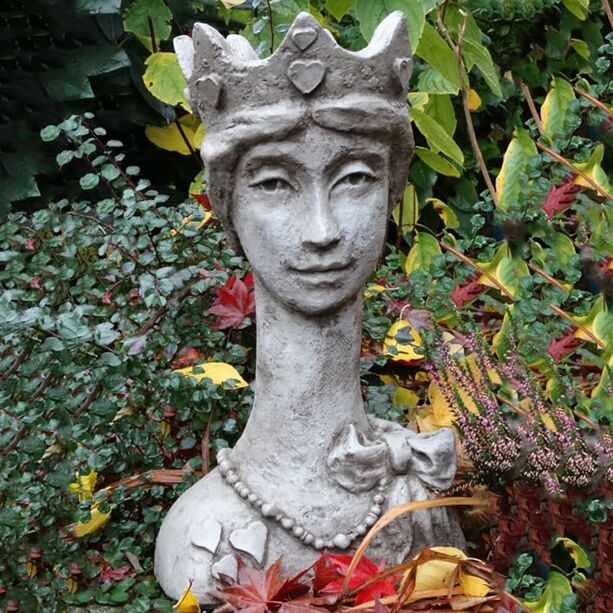 Wetterfeste Steinguss Gartenfigur einer Knigin - Kiria