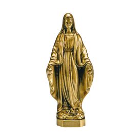 Bronze Gartenskulptur - Madonna mit ausgebreiteten Armen...