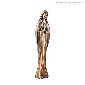 Betende Madonna Gartenskulptur aus Messing - Madonna Precari