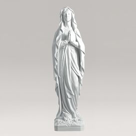 Klassische Madonnenstatue aus Marmorguss - Madonna Mirabel