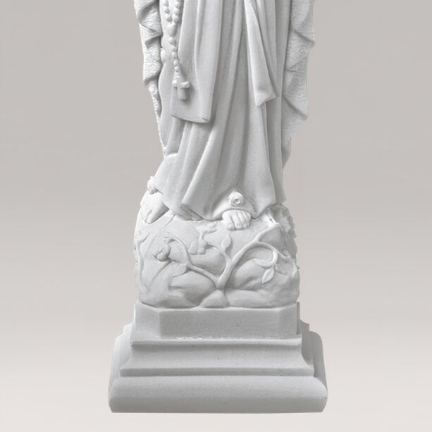 Marmorguss - Betende Maria Mutter Gottes Statue - Madonna di Lourdes