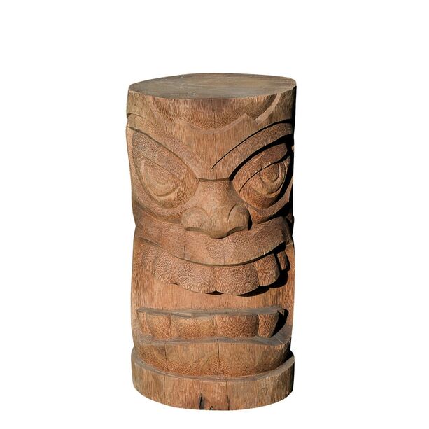 Polynesische Tiki Dekofigur fr den Garten aus Holz der Kokospalme - Rani