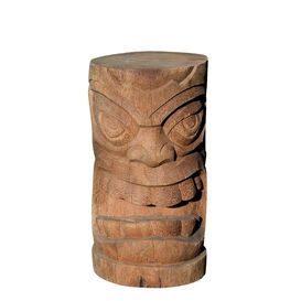 Polynesische Tiki Dekofigur fr den Garten aus Holz der...