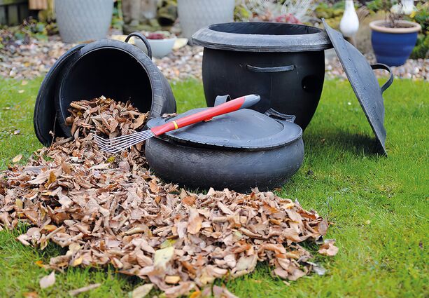 Eimer mit Deckel fr die Gartenarbeit aus recycelten LKW-Reifen - Alani