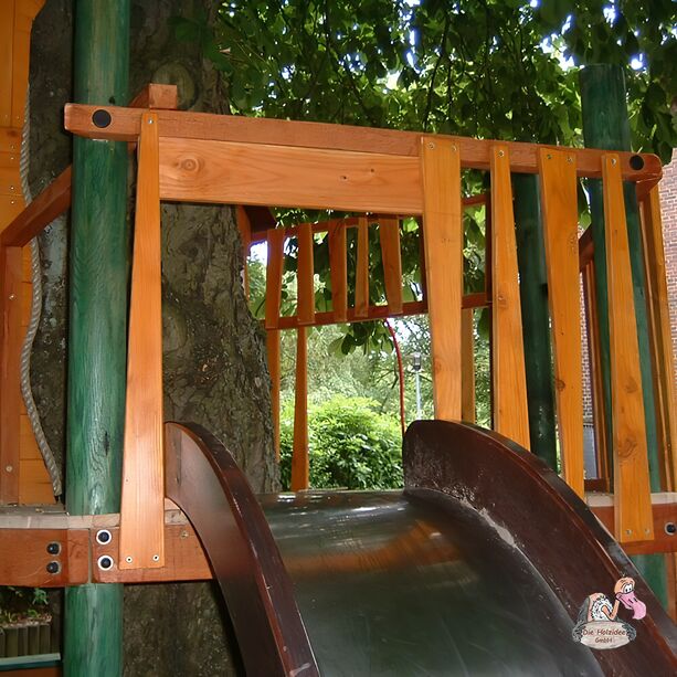 Kinder Baumhaus zum Klettern für den Outdoor Spielplatz oder Zuhause - Baumhaus Professor Tibatong