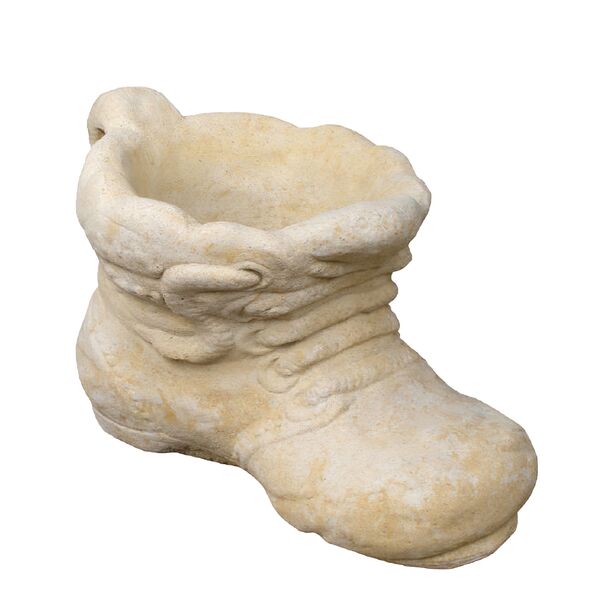 Steinguss Gartenfigur - Schuh zum Bepflanzen fr Dekoration - Sepatu