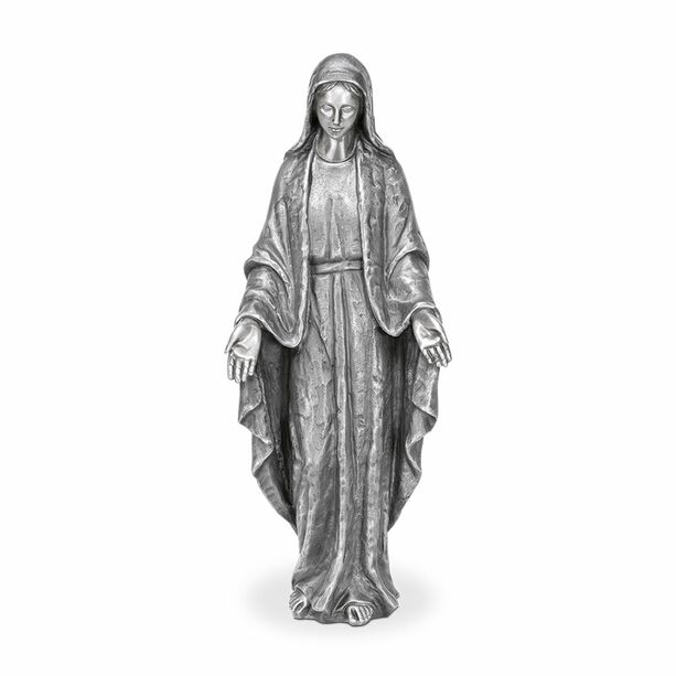 Marienfigur mit ausgebreiteten Hnden aus Bronze oder Aluminium - Madonna Evigila