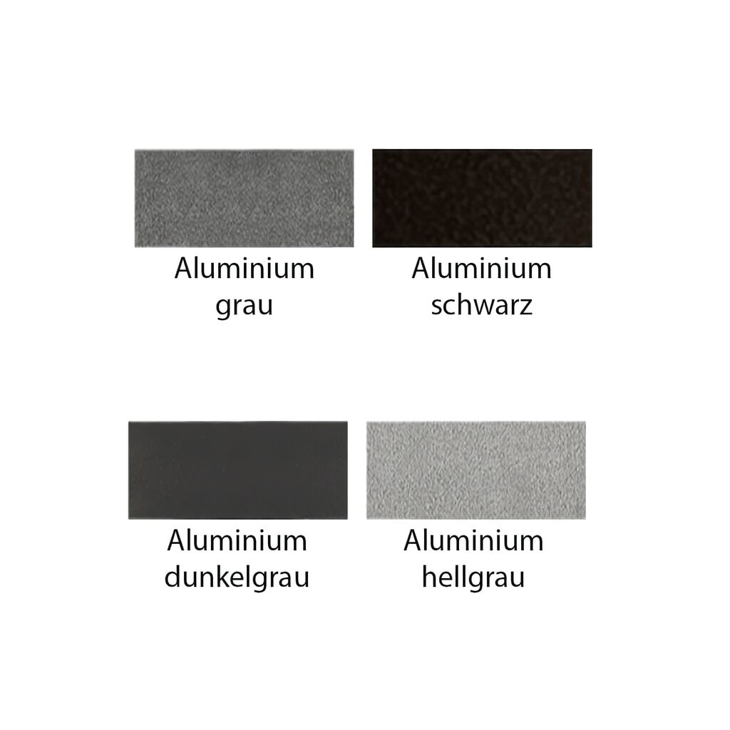 Wetterbestndige Wanddekoration - Tagpfauenauge aus Aluminium - Schmetterling Adelia / Aluminium grau / 5,5x9,5x1cm (HxBxT)