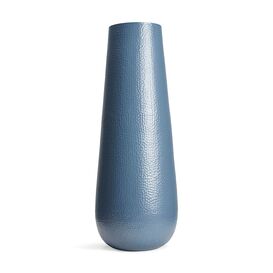 Blaue Aluminium Outdoor Vasen im runden Design - Louis Blau