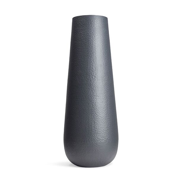 Runde Aluminium Outdoor Vase in Anthrazit matt - Louis Anthrazit