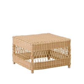 Quadratischer Loungetisch im Rattan Look fr den Garten -...