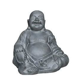 Lachender Buddha Gartenfigur aus Polystone - Exanto
