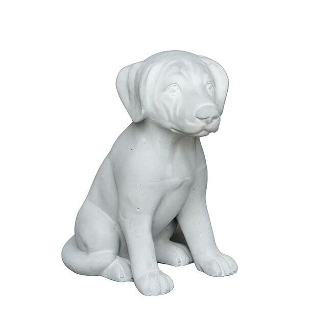 Gartenfigur Hundewelpe aus Fi-Beton - modern - Koda