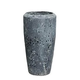 Groe Pflanzvase fr drauen - antik schwarz Sandblast -...