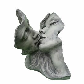 Gartenfigur küssendes Paar - Büste aus Steinguss - Romeo...