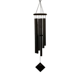 Groes Garten Windspiel in Schwarz in Satinoptik - Chimes...