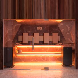 6 Personen Indoor Sauna im einzigartigen Design fr den...