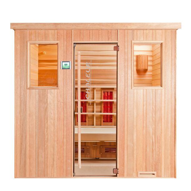 3 Personen Indoorkabine für finnische Sauna und Infrarot-Wärmetherapie - Taous