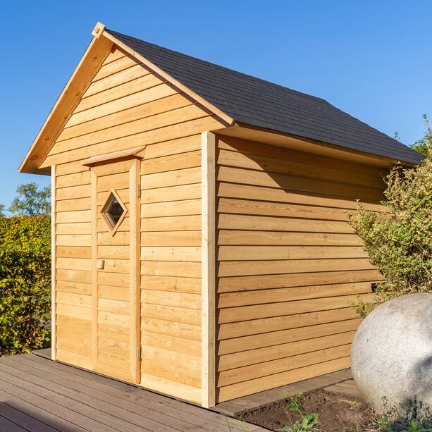 Gartenhaus Sauna für 3-6 Personen aus skandinavischen Fichtenholz - Banita