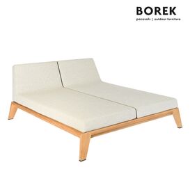 Hochwertiges Outdoor Tagesbett von Borek aus Teak mit...