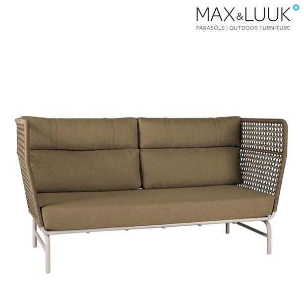 Retro Gartensofa mit Aluminiumgestell und Polstern von Max & Luuk - Jane Gartensofa