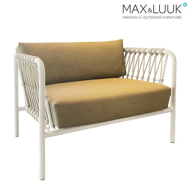 Outdoor Loungesessel von Max & Luuk mit Aluminiumgestell - inklusive Kissen - Linda Loungesessel