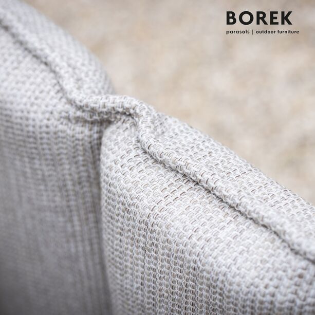 Borek Garten Loungesessel inklusive  Sitz- und Dekokissen - verschiedene Farben - Softline Loungechair / Beige