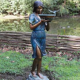 Edle Bronze Statue fr den Garten - Adelphia