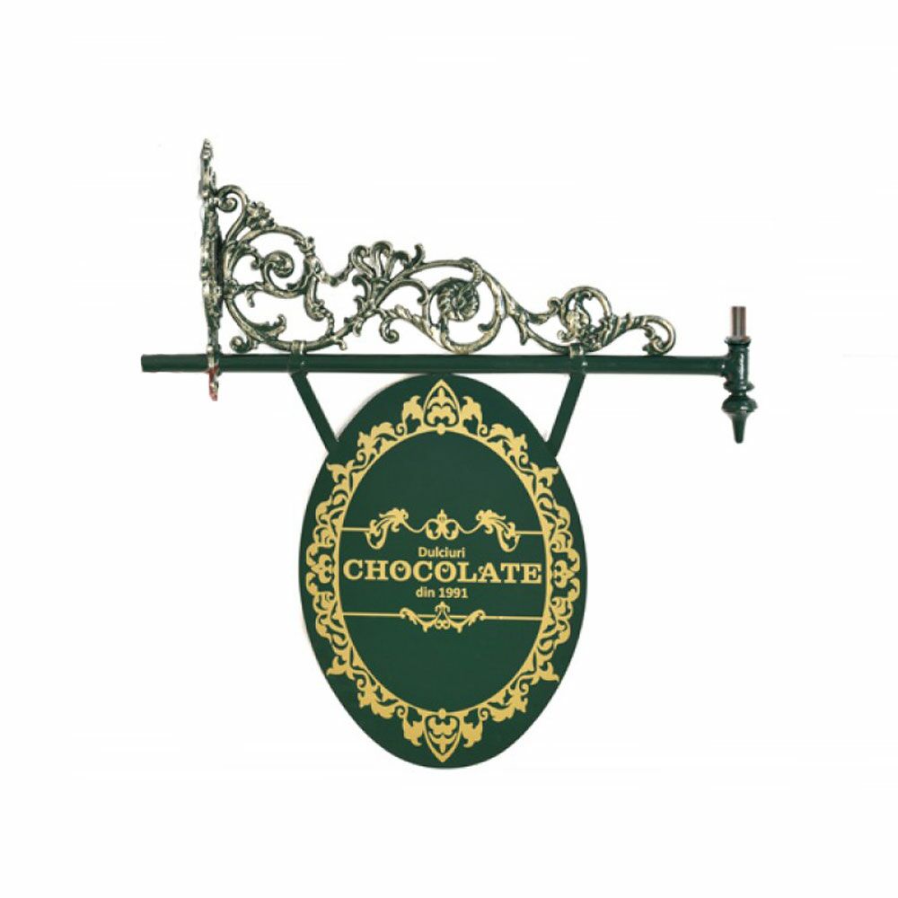 Gusseisen - Reklametafel im historischen Design zur Wandmontage - Seanny
